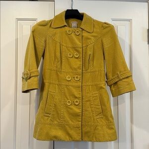 Anthropologie Elevenses Corduroy Coat